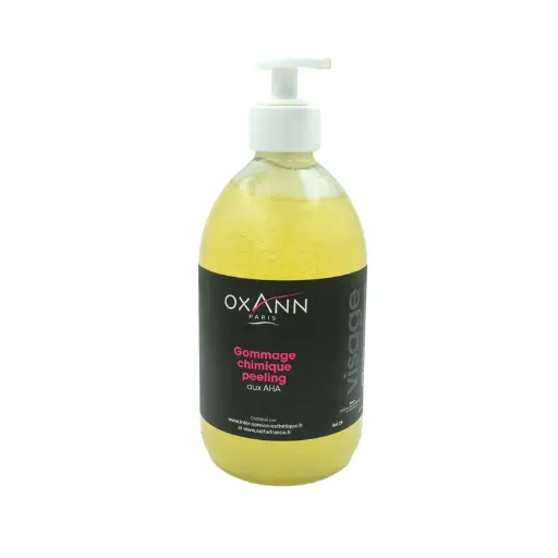 GOMMAGE CHIMIQUE ACTIFS AHA OXANN flacon 500 ml